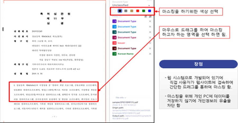 엘세븐시큐리티, 특허청 디지털 특허심판시스템 개발 사업에 개인정보 마스킹 솔루션 공급